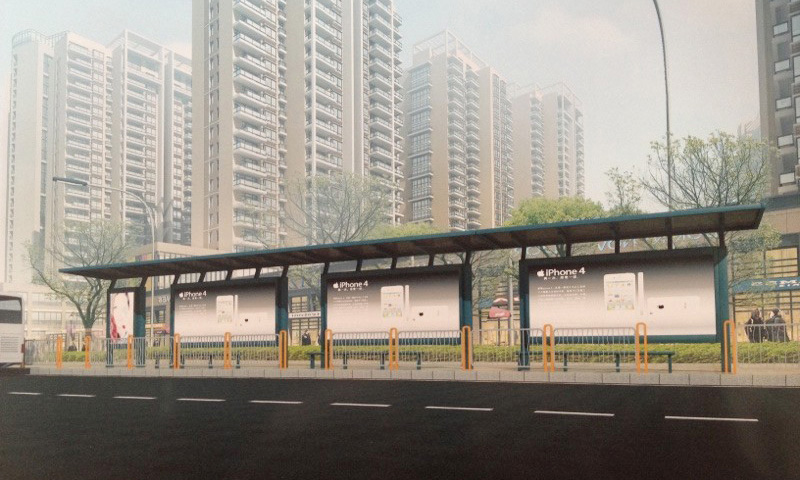 湖南省長(zhǎng)沙市望城區(qū)公交候車亭改造工程1