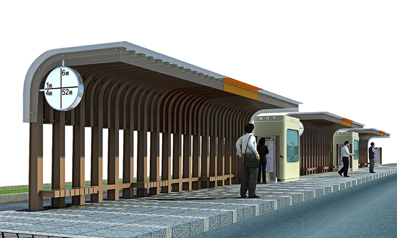 新疆昌吉州特色公交候車亭建設工程期1
