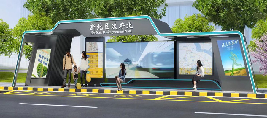 江蘇常州智能候車亭項(xiàng)目第四批次發(fā)貨